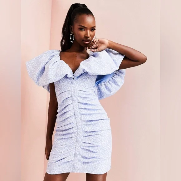 princess polly baby blue dress ASOS Curve | Dresses | Asos Pale Blue Mini Dress